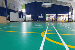 Công trình thi công Sàn Thể Thao tại Trường Mầm Non Tesla
